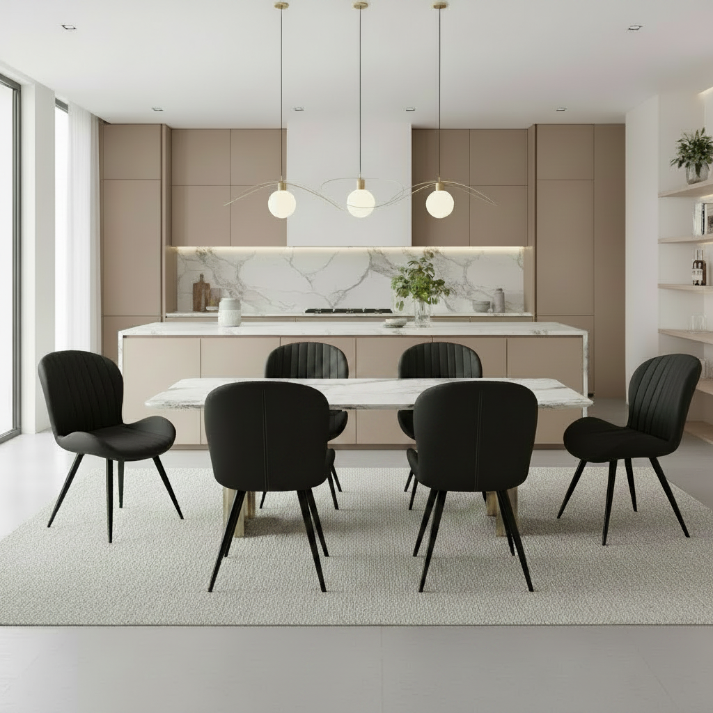 Velmora Dining Chairs – Set of 6