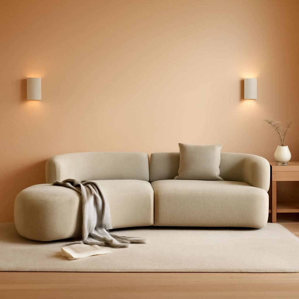 Velmora Curved Sectional Sofa