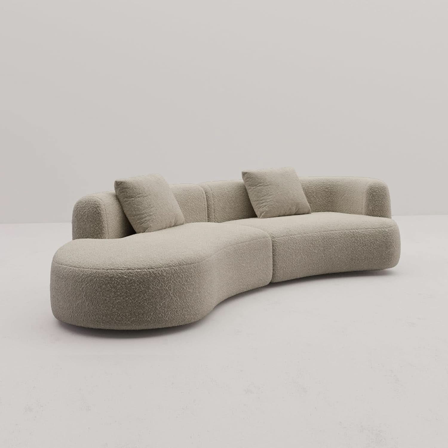 Velmora Curved Sectional Sofa